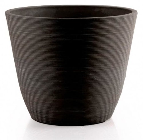 Donica z kompozytu wcięcia 25cm BRĄZOWA GS13D25.BR
