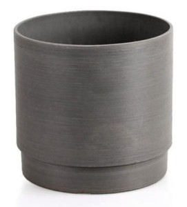 Donica z kompozytu z wcięciem 15cm SZARA