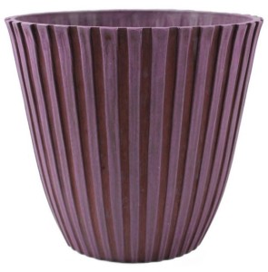 Donica z kompozytu żłobiona Fioletowa GS15V20.F 15x20cm  