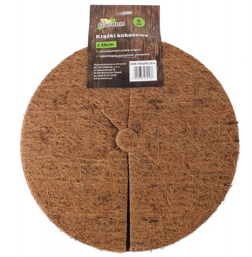 Krążki kokosowe 4szt do doniczki 25cm