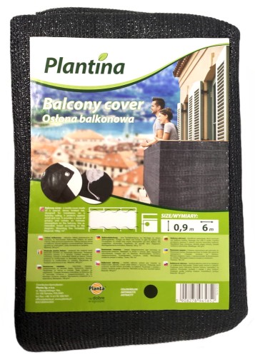 Osłona balkonowa ANTRACYT 90x600cm PLANTINA