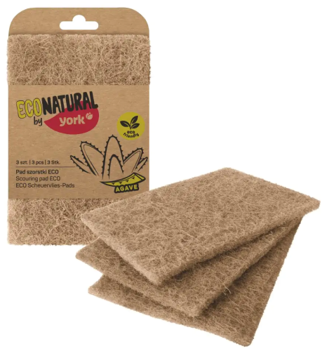 Pad szorstki naturalny zmywak kuchenny YORK  ECO
