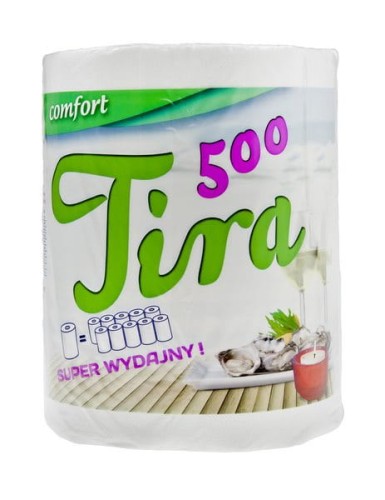 Ręcznik papierowy 500 listków super wydajny TIRA
