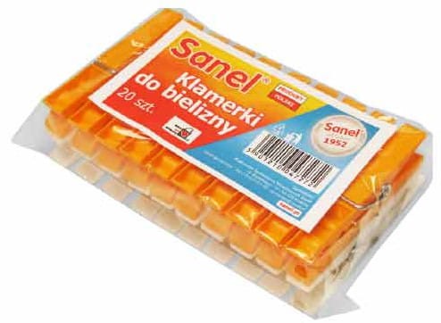 Klamerki do bielizny 20szt SANEL