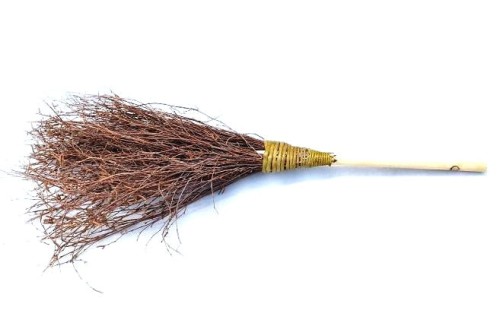 Miotła BRZOZOWA z grubym trzonem GĘSTA 57 cm