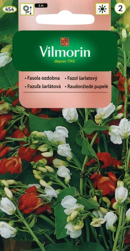 Fasola ozdobna pnąca Mix kolorów VILMORIN 10 g