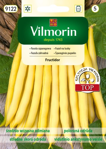 Fasola szparagowa Fructidor Żółta VILMORIN 30g