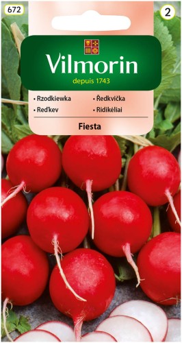 Rzodkiewka okrągła Fiesta wczesna VILMORIN 10g