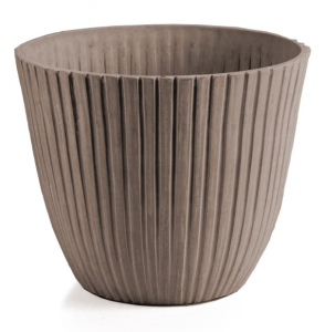 Donica z kompozytu z wcięciami Taupe GS15V25.TP 25x20cm 