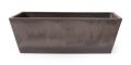 Doniczka prostokątna z kompozytu  Eco BRĄZOWA 45x16cm GSU45.BR