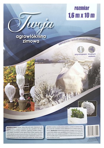 Agrowłóknina biała p-50 1,6x10m TWOJA