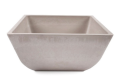Doniczka Misa kwadratowa z kompozytu Eco TAUPE 25x25x17 GSWFD25.TP