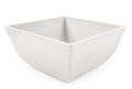 Doniczka MISA kwadratowa z kompozytu BIAŁA 25,5x12,7cm GSWFD25.BK