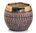 Doniczka ceramiczna FIOLET & GOLD mała 12cm