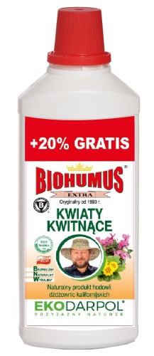 BIOHUMUS nawóz naturalny do roślin Kwitnących 1L+20% EKODARPOL