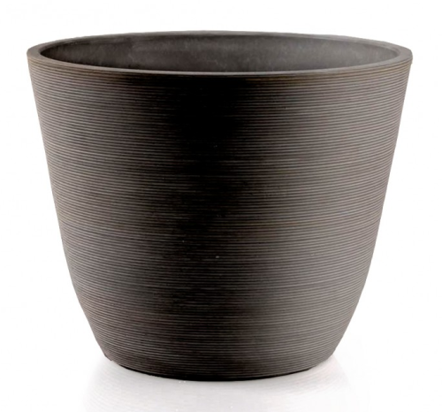 Donica W PRĄŻKI z kompozytu 30cm BRĄZOWA GS13D30.BR