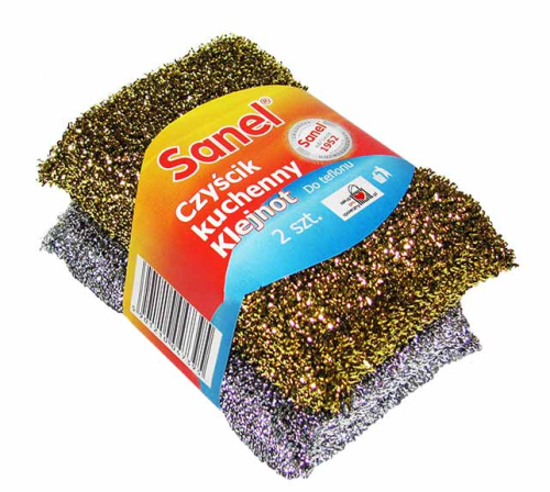 Czyścik kuchenny gąbka KLEJNOT 2szt SANEL