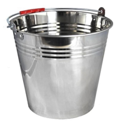 Wiadro nierdzewne 16L lekkie do domu i ogrodu