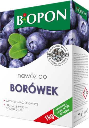 Nawóz granulowany do borówek BIOPON 1kg