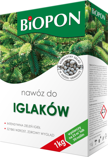 Nawóz granulowany do iglaków BIOPON 1kg