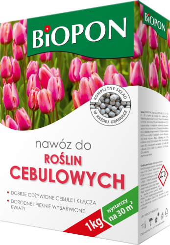 Nawóz granulowany do roślin cebulowych BIOPON 1kg