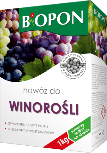 Nawóz do winorośli, winogron BIOPON 1kg