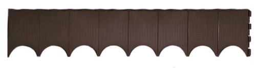 Obrzeże ogrodowe 11,6cm x 59cm BRĄZOWE Domelo