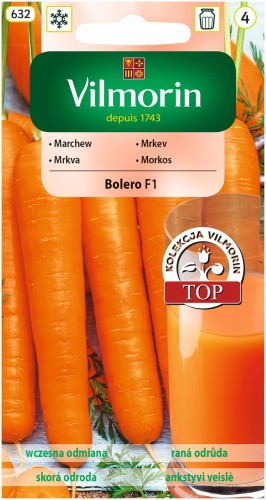 Marchew Bolero F1 wczesna VILMORIN