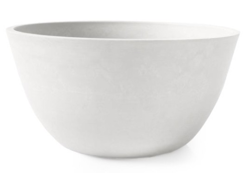 Doniczka Misa z kompozytu 30cm BIAŁA GSVD30.BK