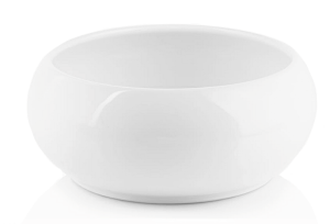 Doniczka ceramiczna misa BIAŁA 19cm
