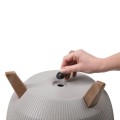 Doniczka misa na nóżkach ROMA JUMPER ECO RECYCLED 29cm bawełna LAMELA 