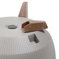 Doniczka misa na nóżkach ROMA JUMPER ECO RECYCLED 33cm biała LAMELA
