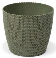 Doniczka MAGNOLIA JERSEY  ECO WOOD 26 Zielona LAMELA
