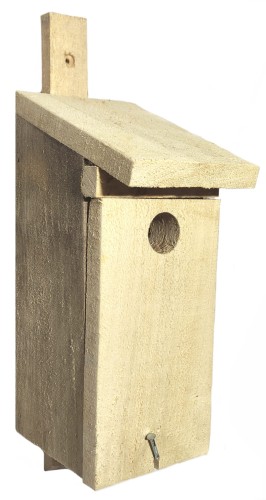 Budka lęgowa A 33mm bogatka, kowalik, mazurek, wróbel BRAPTA