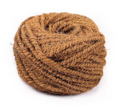 Sznur z włókna kokosowego 10mm/1mb sznurek dekoracyjny