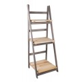 Kwietnik, Regał DREWNIANY 3 półki SZARY