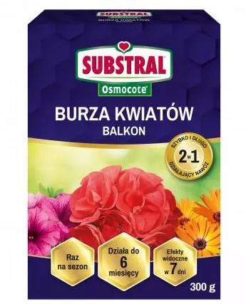 Osmocote 2w1 Burza Kwiatów Balkon 300g SUBSTRAL