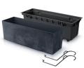 Doniczka Urbicase Beton Effect betonowa WISZĄCA 40cm DUC400EW 