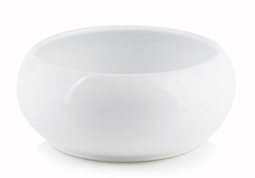 Doniczka ceramiczna misa BIAŁA 23cm