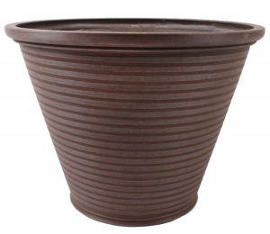 Donica z kompozytu wcięcia 38cm BRĄZOWA GS09AG38B.BR