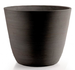 Donica z kompozytu wcięcia 38cm BRĄZOWA GS13D35.BR