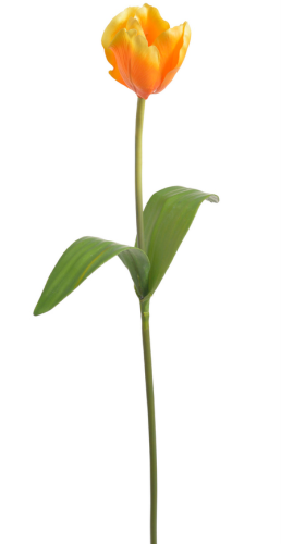Sztuczny TULIPAN PREMIUM żółty 50cm 1szt