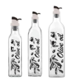 Butelka szklana na oliwę dekoracyjna 500ml
