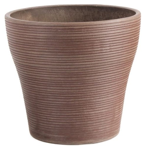 Donica z kompozytu  Eco BRĄZOWA 20x18cm GS12AD20.BR