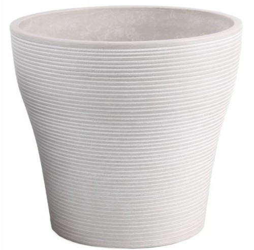 Donica z kompozytu Eco BIAŁA 20x18 cm GS12AD20.BK