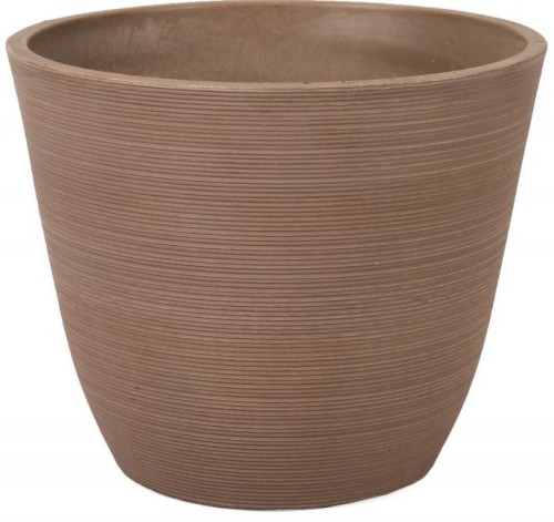 Donica z kompozytu Eco w prążki TOUPE 20x16.4 cm GS13D20.TP