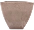Donica  kwadratowa z kompozytu Eco TAUPE 30x28cm GSFB30.TP