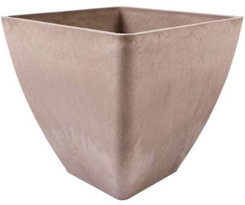 Donica  kwadratowa z kompozytu Eco TAUPE 30x28cm GSFB30.TP