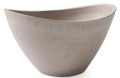 Donica  ŁÓDKA z kompozytu Eco TAUPE 30,5x 22x17 cm  GSYB30.TP 