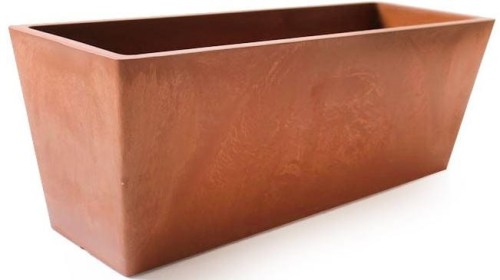 Doniczka prostokątna z kompozytu  Eco TERRAKOTA 41x16 cm GSU45.T  